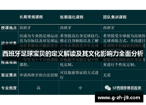 西班牙足球宝贝的定义解读及其文化影响力全面分析